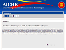Tablet Screenshot of aichr.org